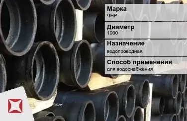 Чугунная труба для водоснабжения ЧНР 1000 мм ГОСТ 2531-2012 в Караганде